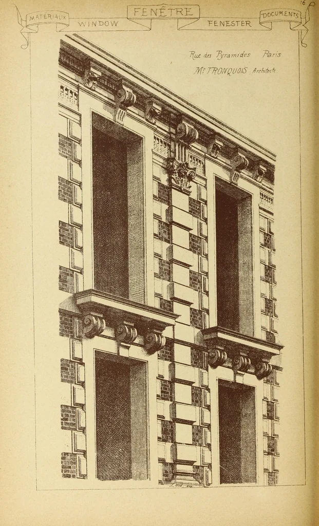 An illustration from Materials and documents of architecture and sculpture : classified alphabetically, 1915, leaf 423