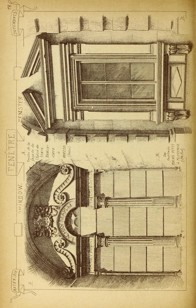 An illustration from Materials and documents of architecture and sculpture : classified alphabetically, 1915, leaf 425