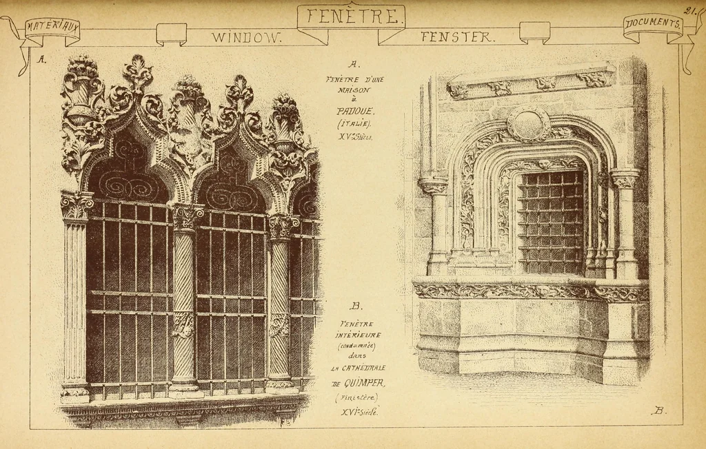 An illustration from Materials and documents of architecture and sculpture : classified alphabetically, 1915, leaf 428