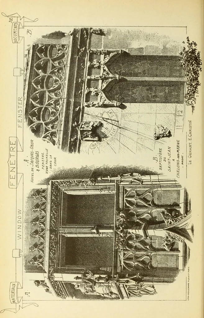 An illustration from Materials and documents of architecture and sculpture : classified alphabetically, 1915, leaf 439