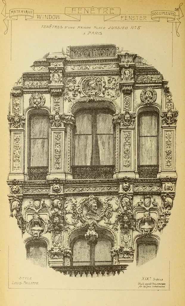 An illustration from Materials and documents of architecture and sculpture : classified alphabetically, 1915, leaf 445