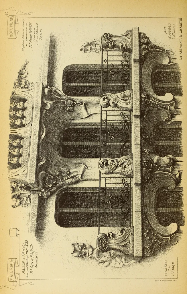 An illustration from Materials and documents of architecture and sculpture : classified alphabetically, 1915, leaf 447