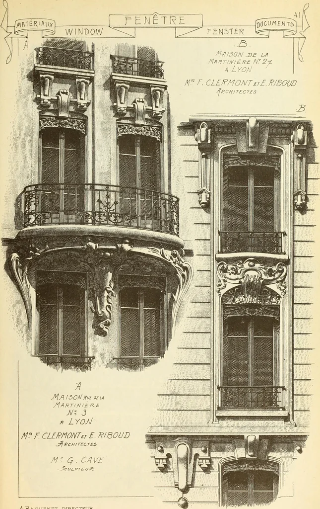 An illustration from Materials and documents of architecture and sculpture : classified alphabetically, 1915, leaf 448