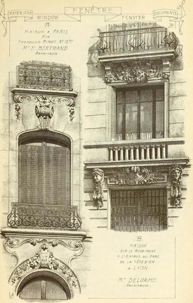 An illustration from Materials and documents of architecture and sculpture : classified alphabetically, 1915, leaf 450