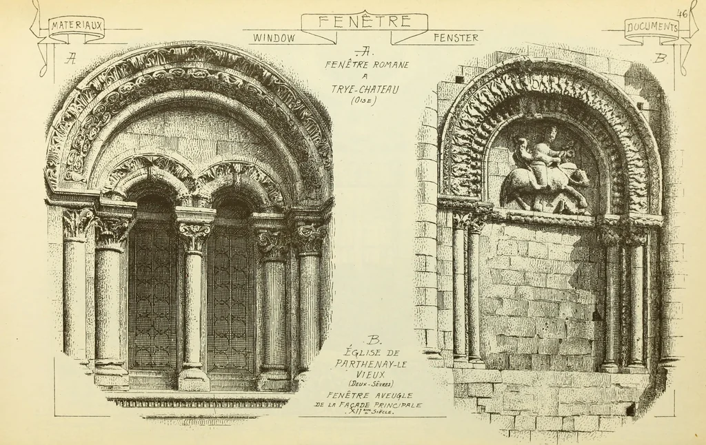 An illustration from Materials and documents of architecture and sculpture : classified alphabetically, 1915, leaf 453