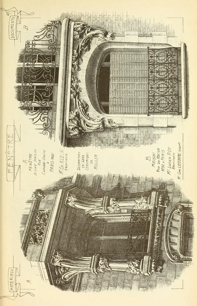 An illustration from Materials and documents of architecture and sculpture : classified alphabetically, 1915, leaf 454