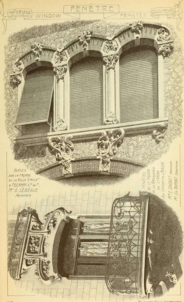 An illustration from Materials and documents of architecture and sculpture : classified alphabetically, 1915, leaf 456