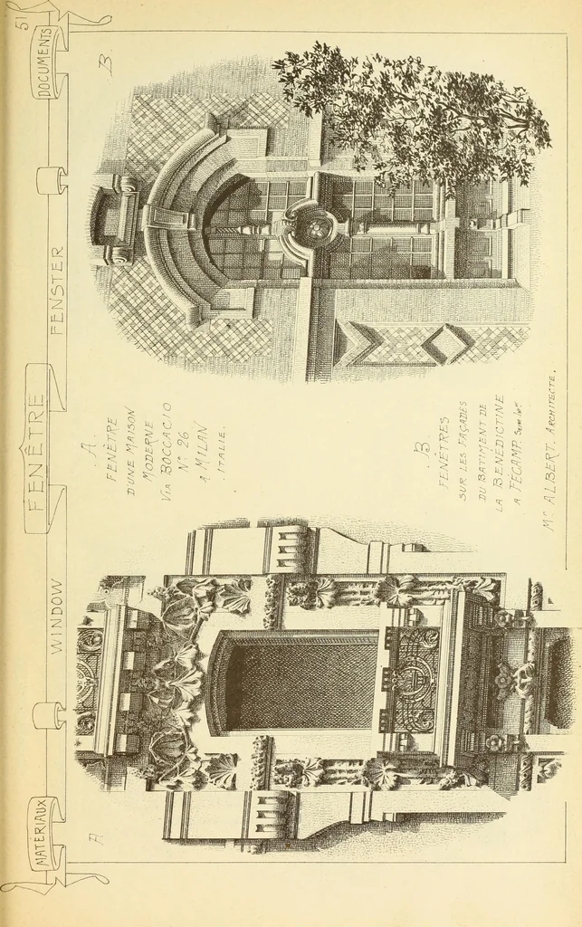 An illustration from Materials and documents of architecture and sculpture : classified alphabetically, 1915, leaf 458
