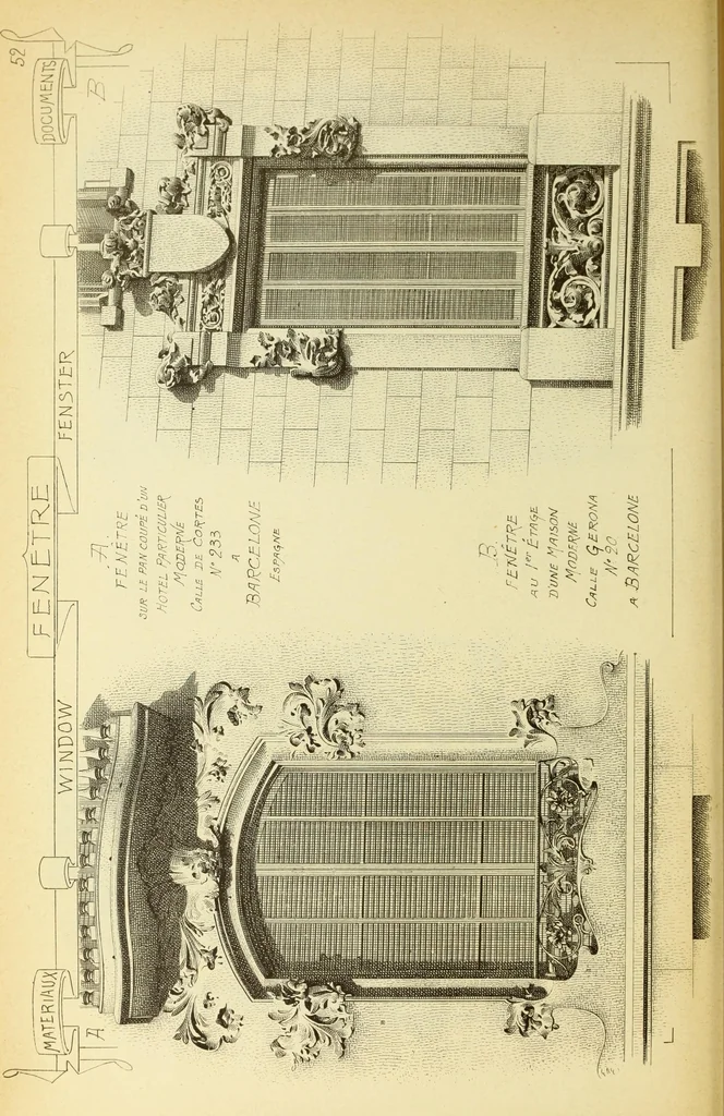 An illustration from Materials and documents of architecture and sculpture : classified alphabetically, 1915, leaf 459