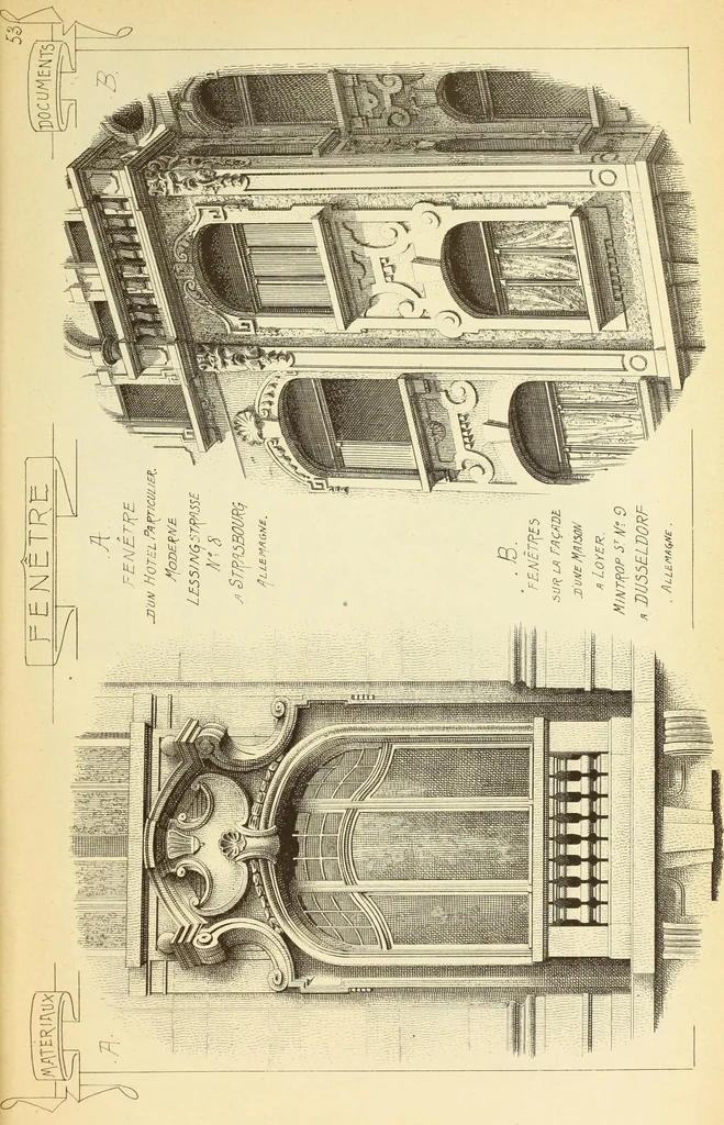An illustration from Materials and documents of architecture and sculpture : classified alphabetically, 1915, leaf 460