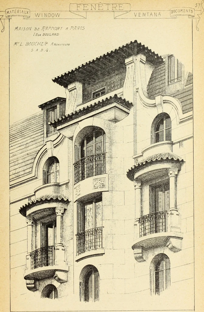 An illustration from Materials and documents of architecture and sculpture : classified alphabetically, 1915, leaf 464