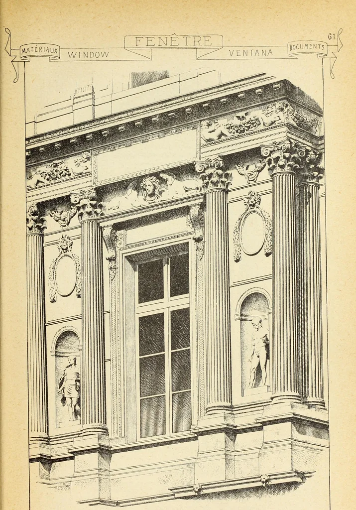An illustration from Materials and documents of architecture and sculpture : classified alphabetically, 1915, leaf 468