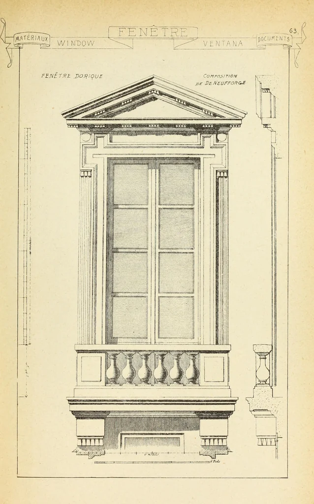 An illustration from Materials and documents of architecture and sculpture : classified alphabetically, 1915, leaf 470