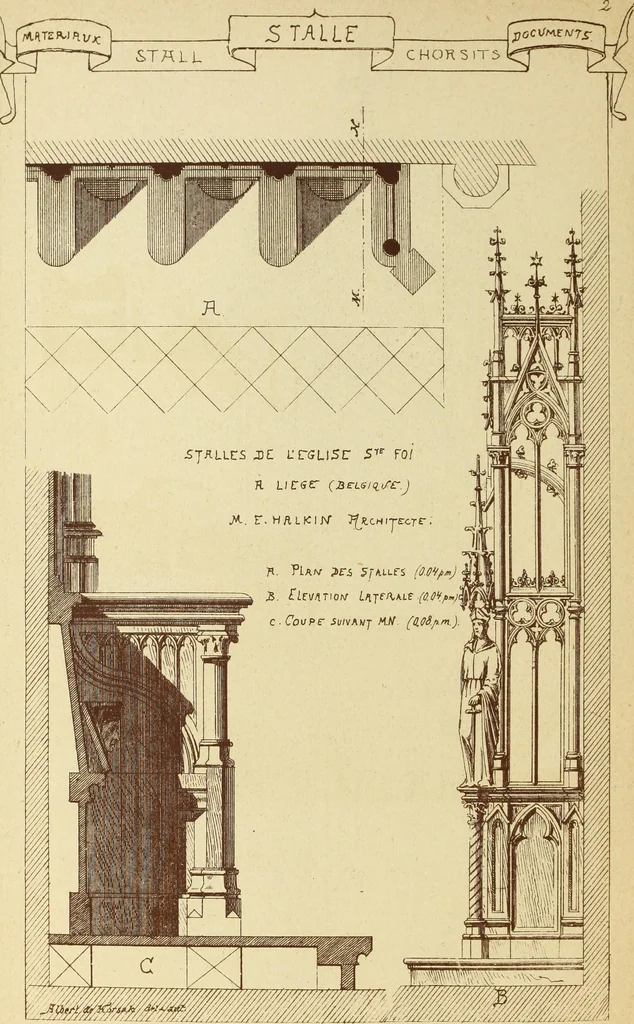 An illustration from Materials and documents of architecture and sculpture : classified alphabetically, 1915, leaf 49