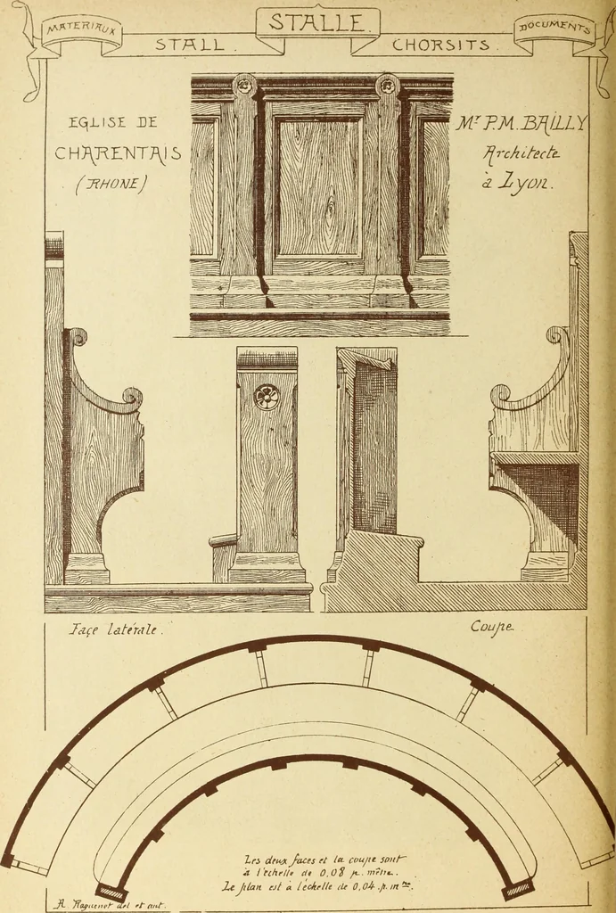 An illustration from Materials and documents of architecture and sculpture : classified alphabetically, 1915, leaf 55