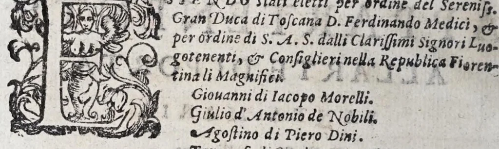 An illustration from Materials relating to the goldsmiths of Tuscany, 1562, leaf 42