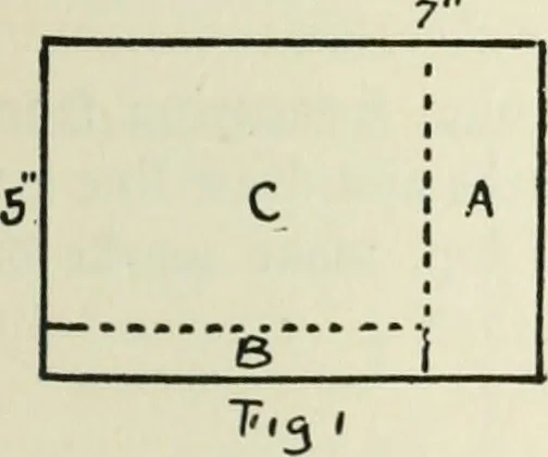 An illustration from Mathematical construction, informal number work for busy hands; grades one and two, 1911, leaf 122