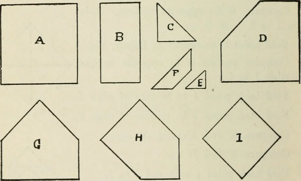 An illustration from Mathematical construction, informal number work for busy hands; grades one and two, 1911, leaf 41
