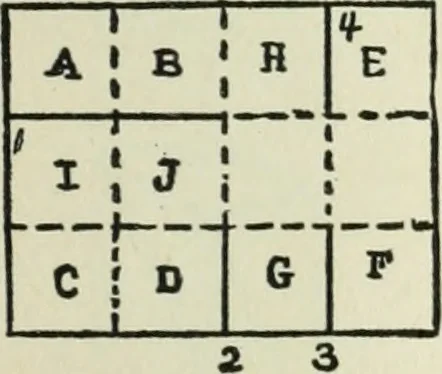 An illustration from Mathematical construction, informal number work for busy hands; grades one and two, 1911, leaf 50