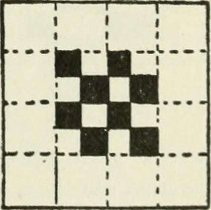 An illustration from Mathematical construction, informal number work for busy hands; grades one and two, 1911, leaf 62