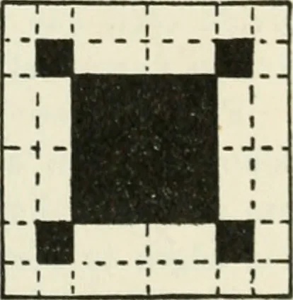 An illustration from Mathematical construction, informal number work for busy hands; grades one and two, 1911, leaf 64