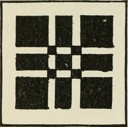 An illustration from Mathematical construction, informal number work for busy hands; grades one and two, 1911, leaf 69