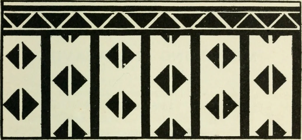 An illustration from Mathematical construction, informal number work for busy hands; grades one and two, 1911, leaf 74