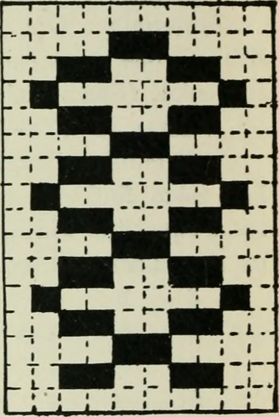 An illustration from Mathematical construction, informal number work for busy hands; grades one and two, 1911, leaf 77