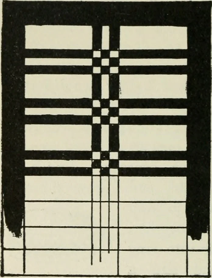 An illustration from Mathematical construction, informal number work for busy hands; grades one and two, 1911, leaf 81