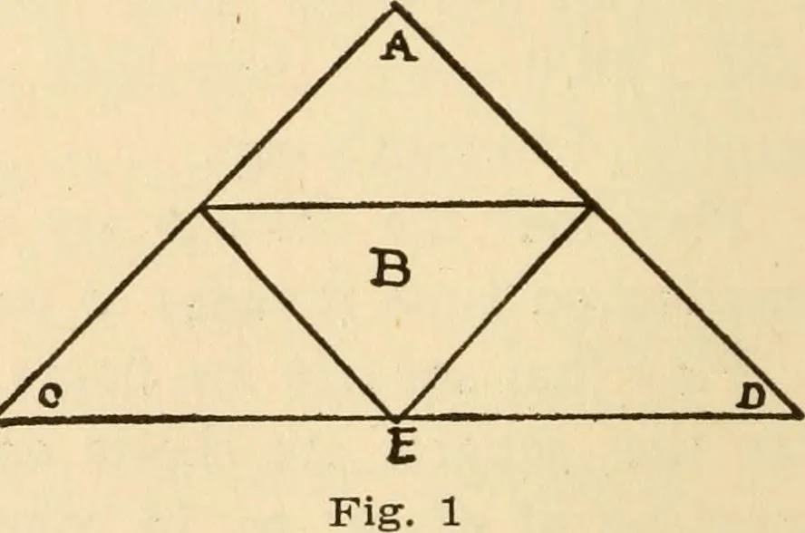 An illustration from Mathematical construction, informal number work for busy hands; grades one and two, 1911, leaf 37