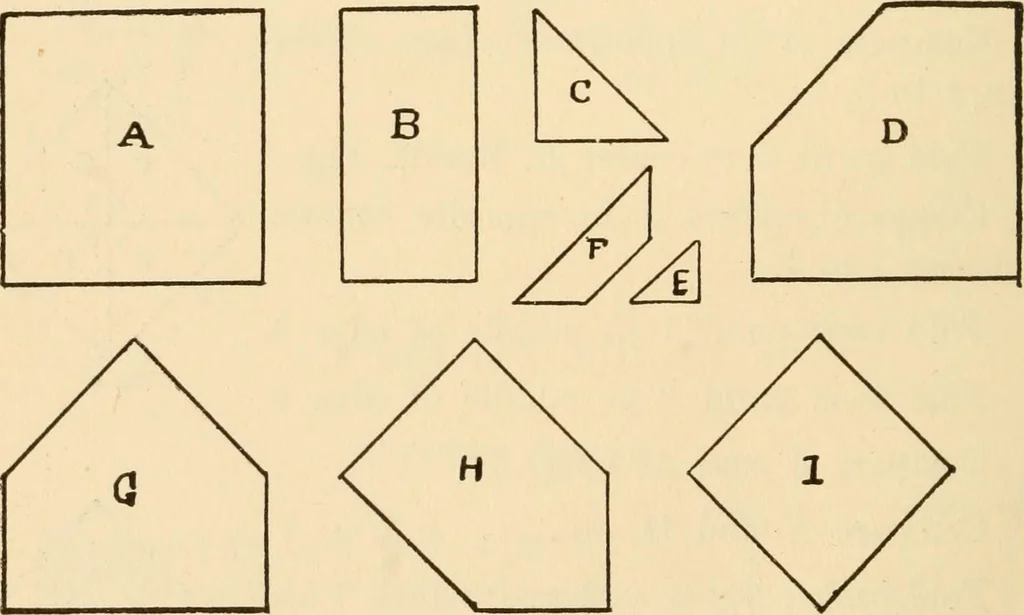 An illustration from Mathematical construction, informal number work for busy hands; grades one and two, 1911, leaf 41