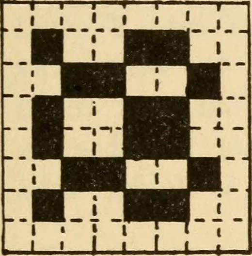 An illustration from Mathematical construction, informal number work for busy hands; grades one and two, 1911, leaf 64