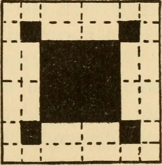 An illustration from Mathematical construction, informal number work for busy hands; grades one and two, 1911, leaf 64