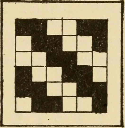 An illustration from Mathematical construction, informal number work for busy hands; grades one and two, 1911, leaf 70