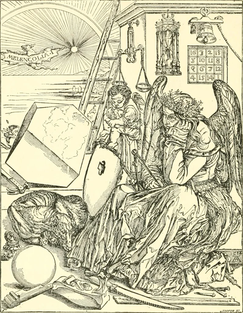 An illustration from Mathematical essays and recreations, 1898, leaf 53