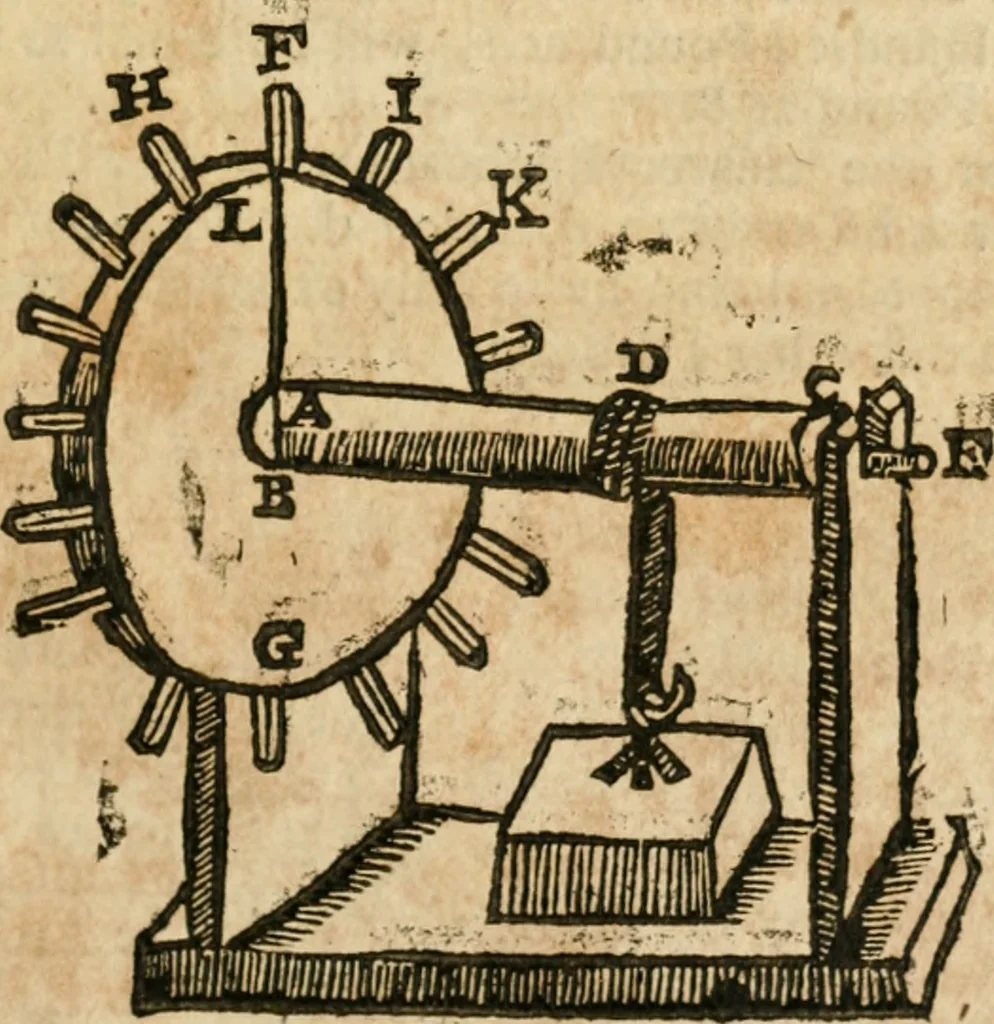 An illustration from The mathematical and philosophical works of the Right Reverend John Wilkins ... to which is prefix'd the author's life, and an account of his works, 1708, leaf 426