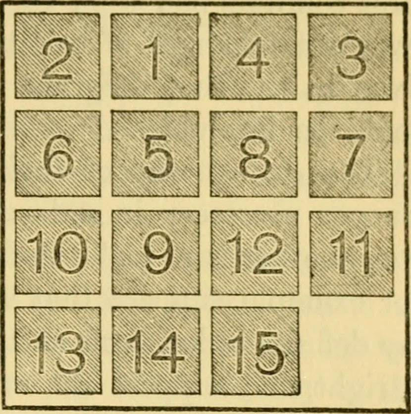 An illustration from Mathematical recreations and essays, 1914, leaf 246