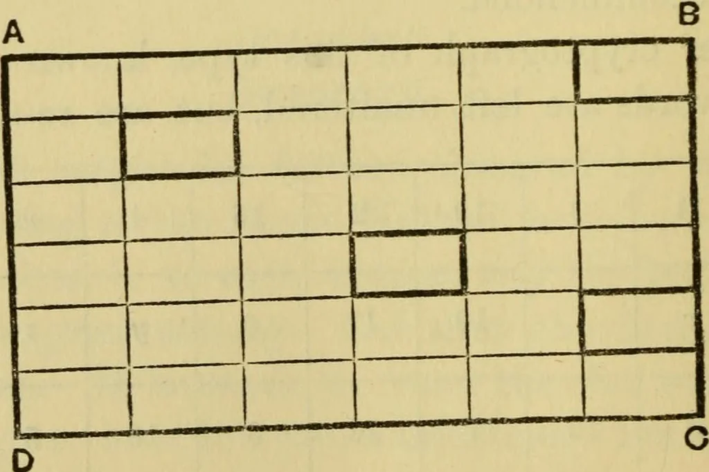 An illustration from Mathematical recreations and essays, 1914, leaf 421