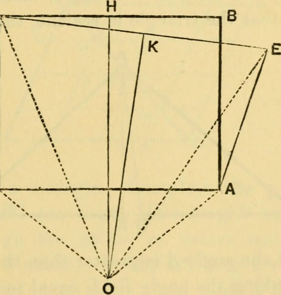 An illustration from Mathematical recreations and essays, 1914, leaf 66