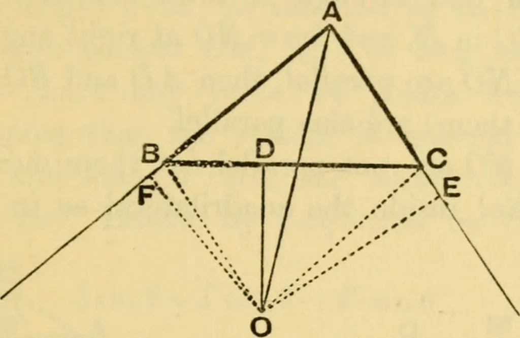 An illustration from Mathematical recreations and essays, 1914, leaf 70