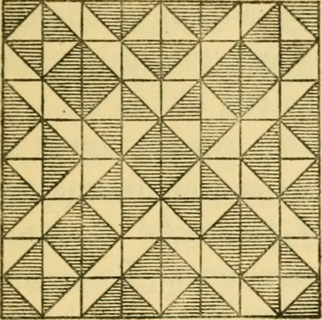 An illustration from Mathematical recreations and essays, 1914, leaf 88