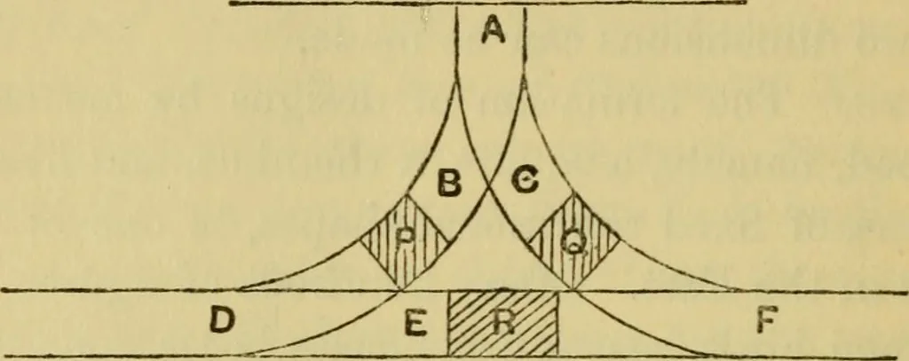 An illustration from Mathematical recreations and essays, 1914, leaf 91