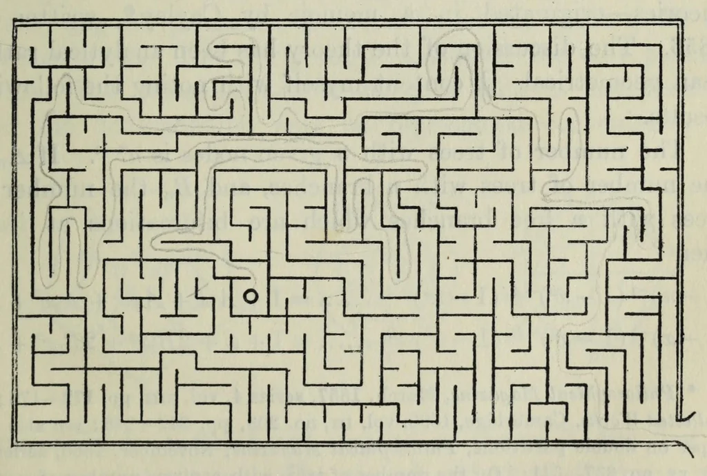 An illustration from Mathematical recreations and essays, 1911, leaf 211