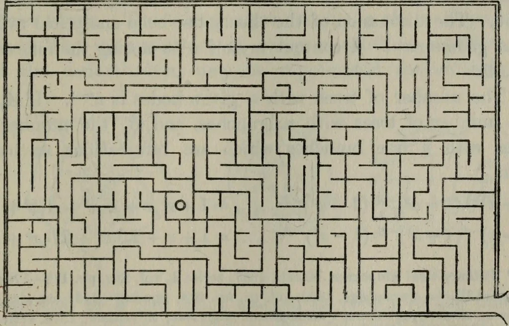 An illustration from Mathematical recreations and essays, 1920, leaf 210