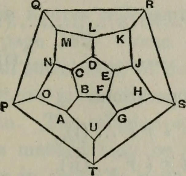 An illustration from Mathematical recreations and essays, 1920, leaf 212