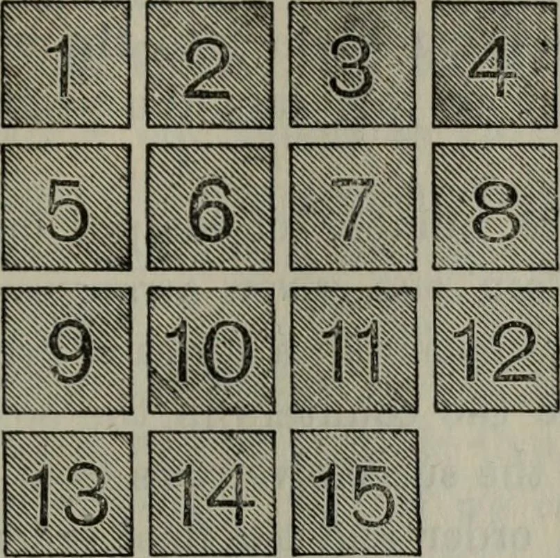 An illustration from Mathematical recreations and essays, 1920, leaf 248