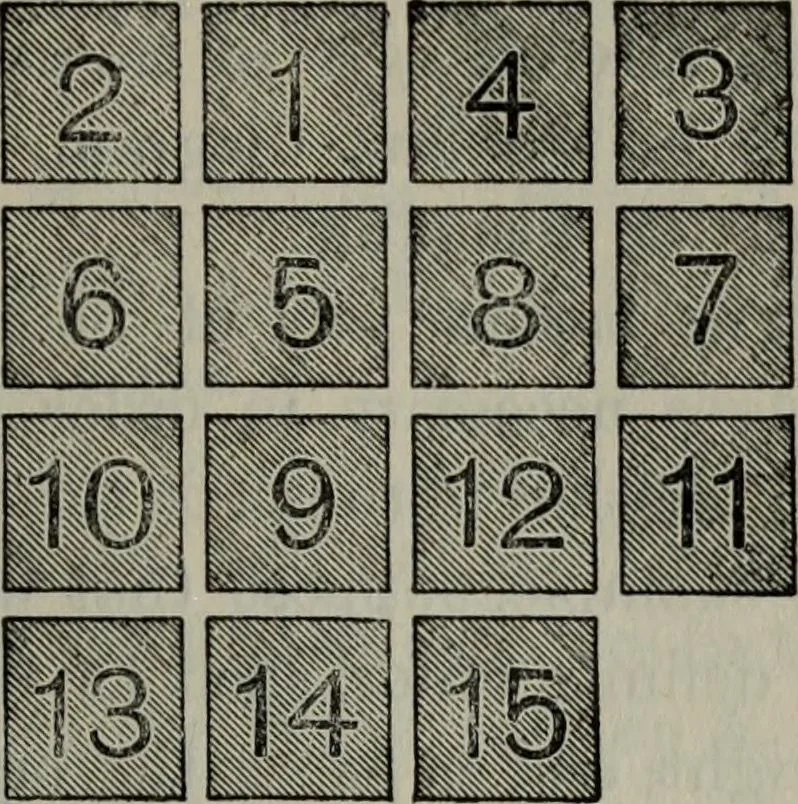 An illustration from Mathematical recreations and essays, 1920, leaf 248