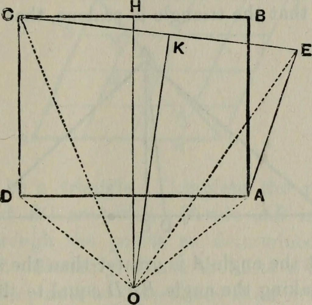 An illustration from Mathematical recreations and essays, 1920, leaf 68