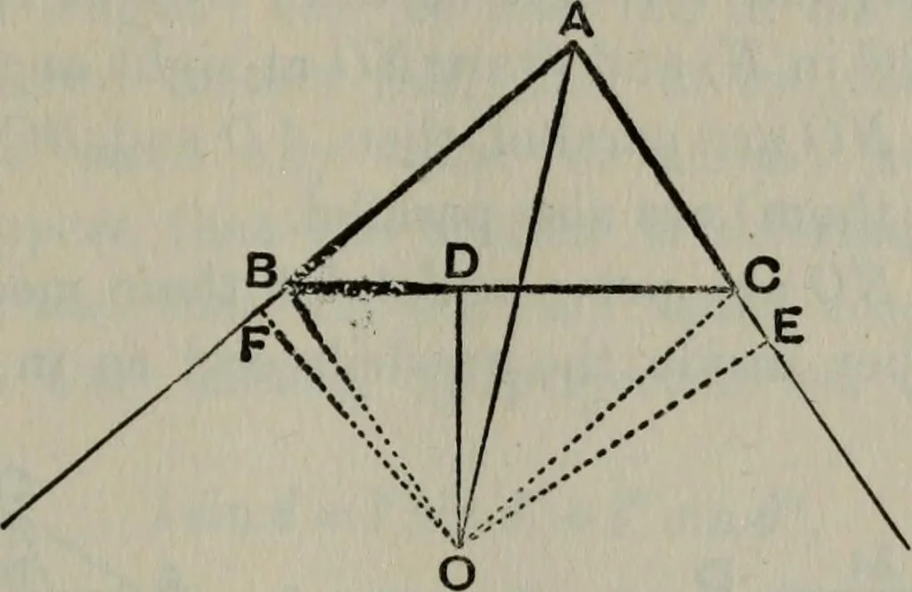 An illustration from Mathematical recreations and essays, 1920, leaf 72
