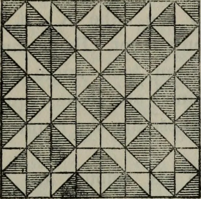 An illustration from Mathematical recreations and essays, 1920, leaf 90